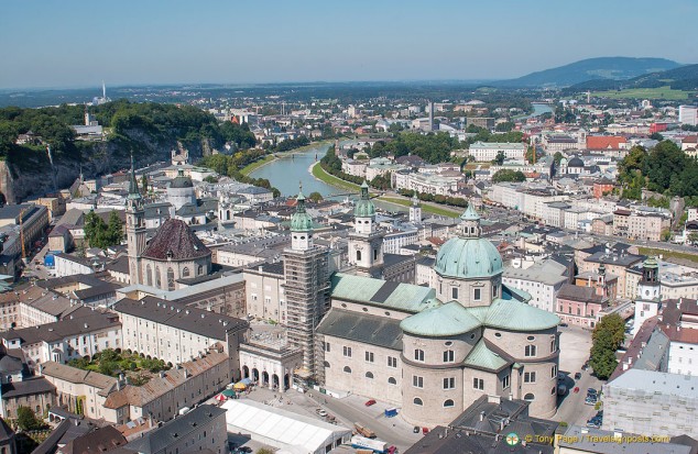 Aerial View of Salzburg