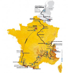 Tour de France 2010 Route..