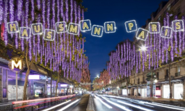 Boulevard Haussmann Christmas Lights