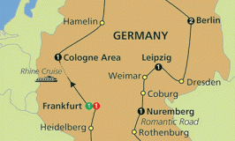 Germany Tour Route May