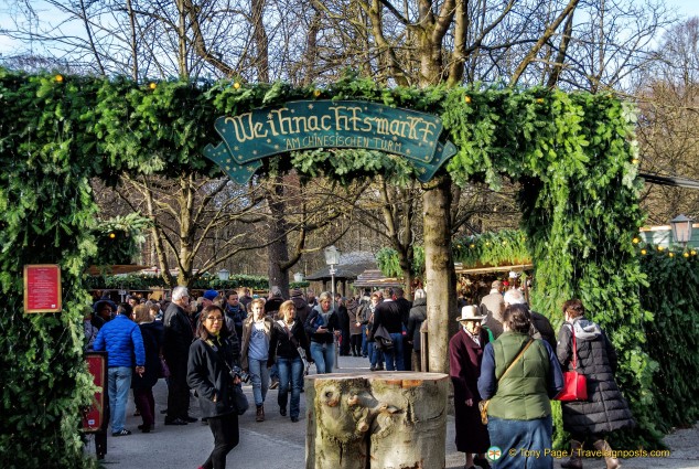 Chinesischer Turm Weihnachtsmarkt