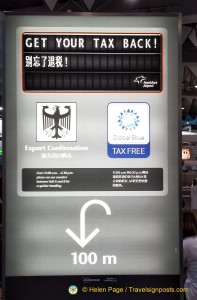 VAT Refund at Frankfurt Airport