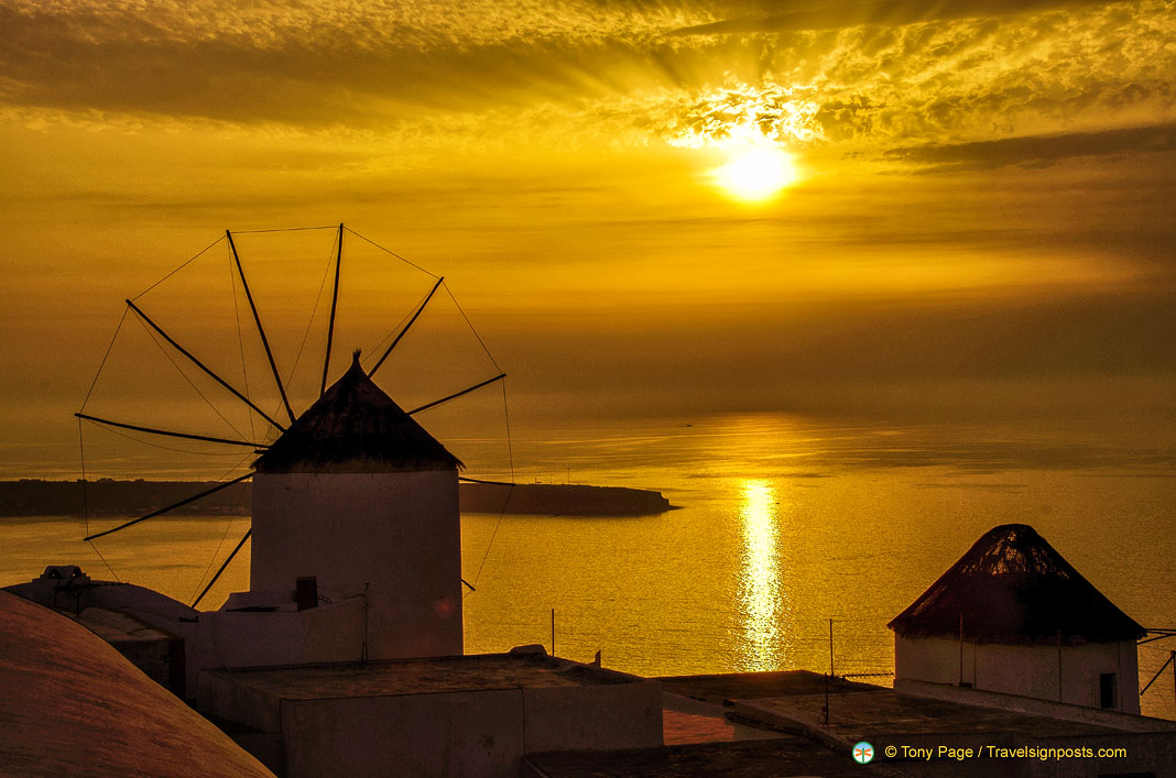 The Magic of Sunset in Oia