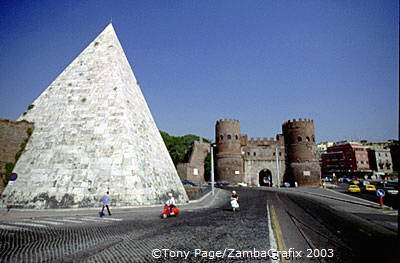 Pyramid of Cestius, Rome