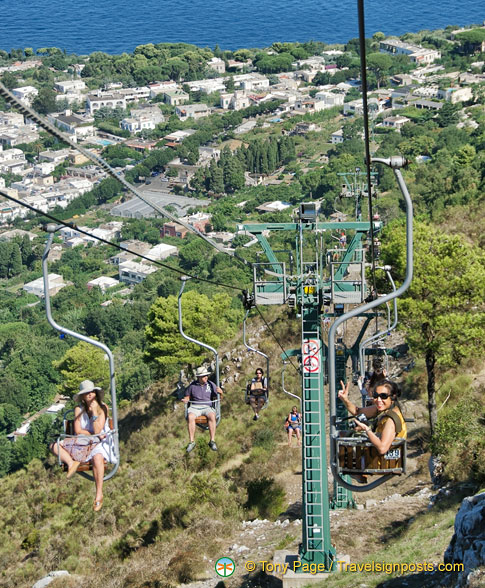Seggiovia Anacapri Montesolaro Seggiovia Chairlift