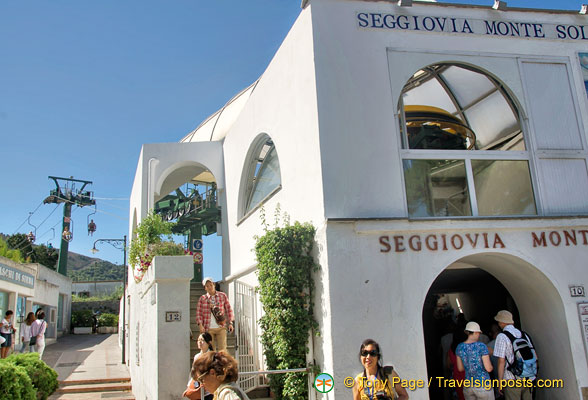 Seggiovia Station Seggiovia Anacapri Monte Solaro