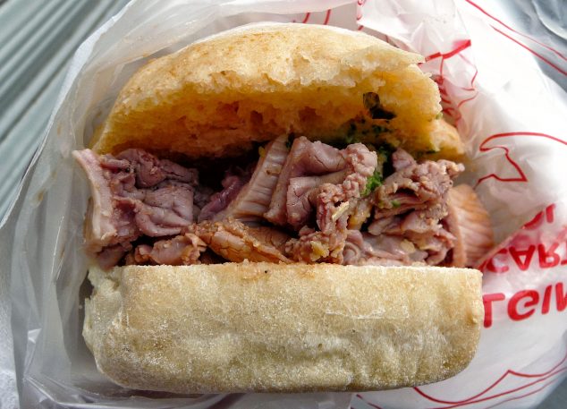 Lampredotto sandwich - if you dare!