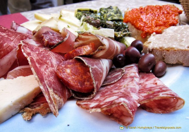 A typical antipasto