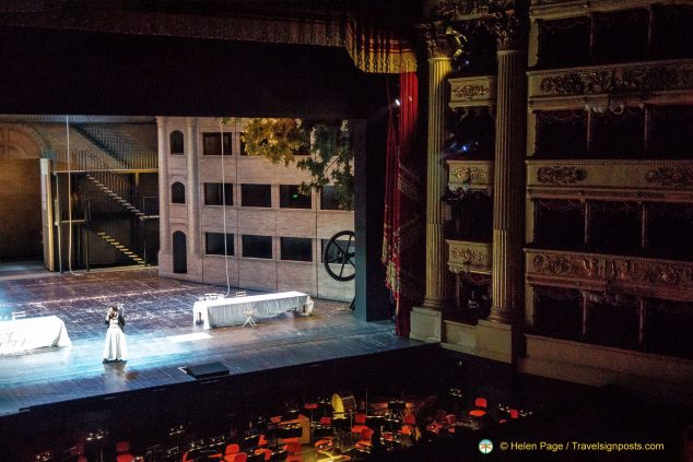 Dress rehearsal at La Scala, Milan