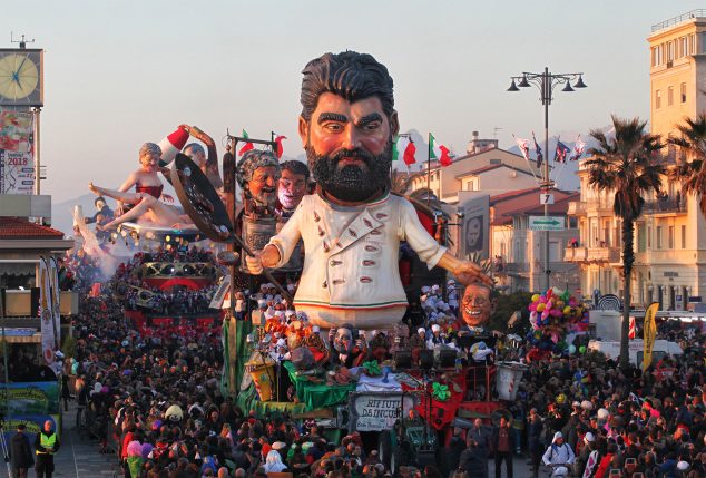 Italian Masterchef Judge Antonino Cannavacciuolo features in this year's parade