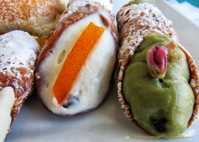 Cannoli are irresistible pastry tubes filled with fresh ricotta cheese