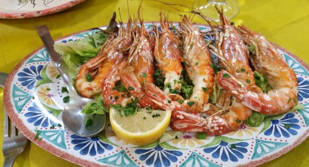 La Tana Grilled Prawns