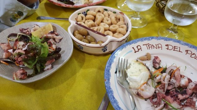 La Tana Octopus starter