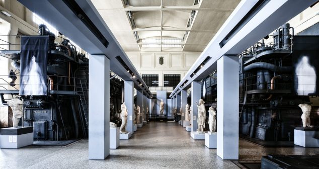 In the Museo Centrale Montemartini ancient artworks are contrasted by the industrial archaeology of generators and turbines