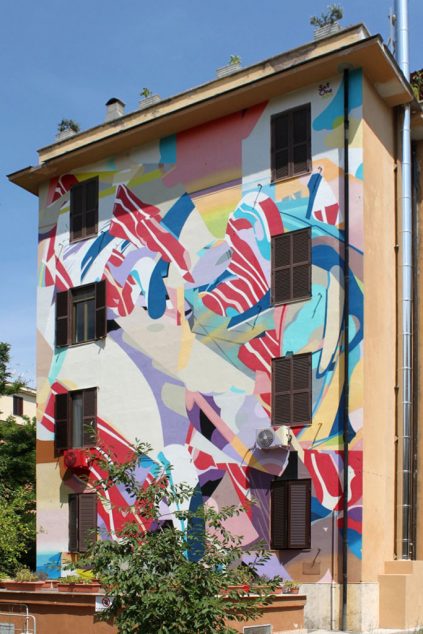 Tor Marancia - "Waterfall of Words by SatOne - Photo by Fabio Barilari