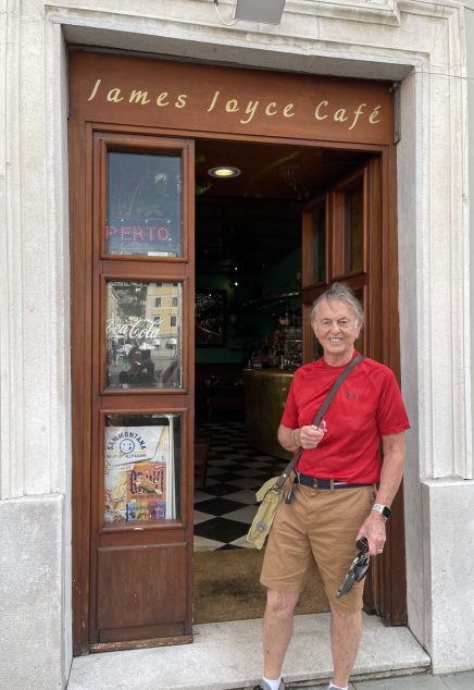 Outside James Joyce Cafe