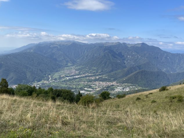 Monte Cesen panorama