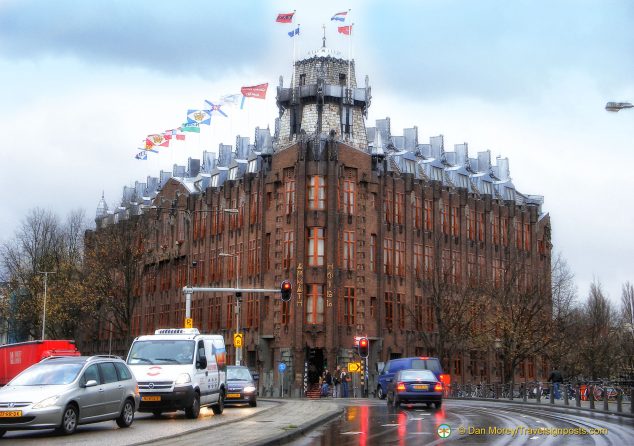 The ornate Scheepvaarthuis (Shipping House), converted to the luxurious Grand Hotel Amrath in 2006