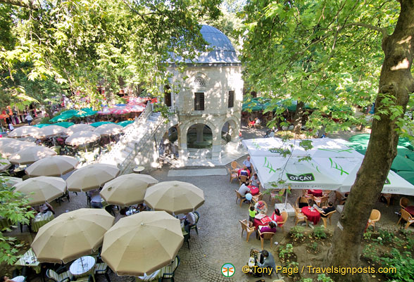 Koza Han tea garden Koza Han Bursa