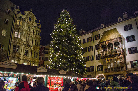 Christmas market in Innsbruck Altstadt