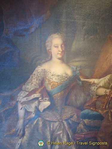 Maria Theresa, Queen of Hungary, a regular visitor to Melk Abbey