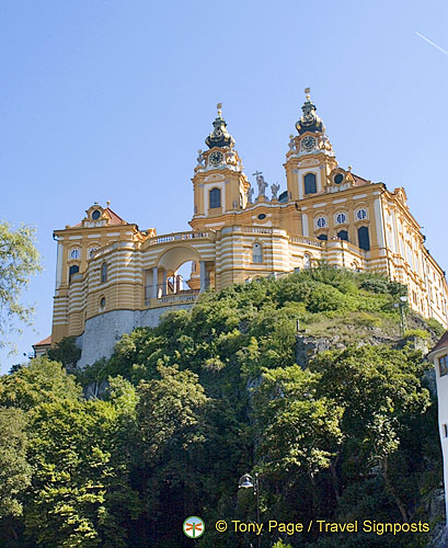 Melk became home to the Benedictine monks in 1089