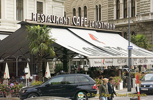 The famous Viennese Cafe Landtmann