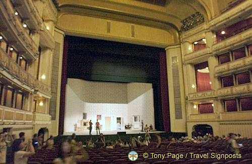 Opera house stage