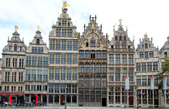 Rich guild houses on Grote Markt
