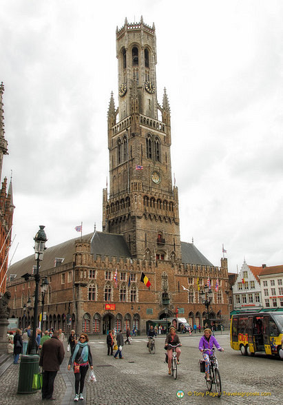 The Belfort is Bruges' most prominent landmark