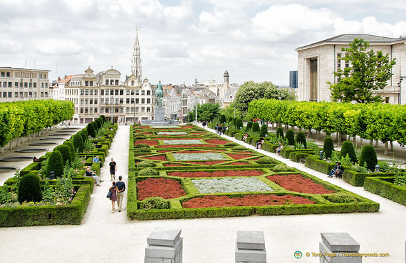 Garden of Mont des Arts