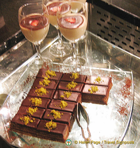 Desserts at the Seasons Restaurant, Hilton Sofia