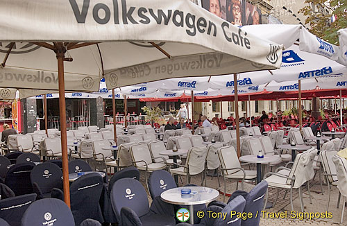 Volkswagen Cafe in Flower Square (Trg Petra Preradovića)