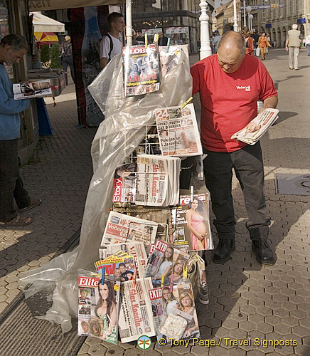 Magazine vendor