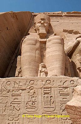 The Temple facade was buried in sand for centuries.
[Great Temple of Abu Simbel - Egypt]