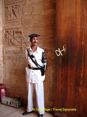 The Ankh that locks the gate to the Temple.
[Great Temple of Abu Simbel - Egypt]