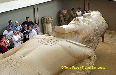 This small open-air museum holds remnants of ancient Memphis.
[Temple of Ptah - Mit Rahina village - Memphis - Egypt]