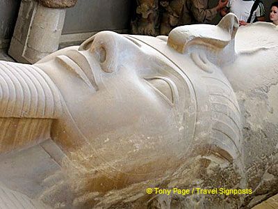 Rameses II, son of Sethos I, reigned in the 19th dynasty of the New Kingdom.
[Rameses II - Memphis - Egypt]