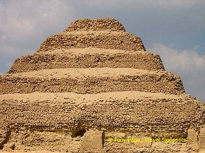 It spanned an area over 6 km long and more than 1.5 km wide.
[Step Pyramid of Djoser - Saqqara - Egypt]