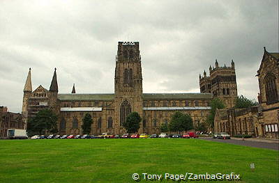 Durham cathedral was treated as an experiment by architects for geometric patterning [Durham - England]