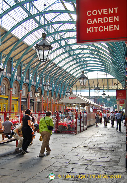 Covent Garden Kitchen is one of the many eateries in the Covent Garden Market building.