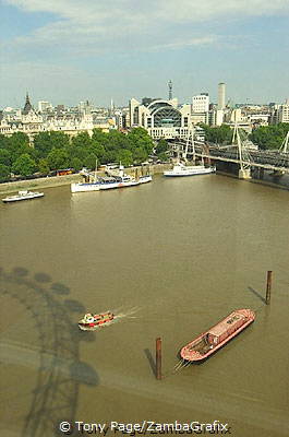 A very murky River Thames