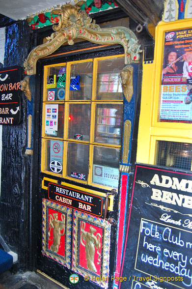 Entrance to Admiral Benbow