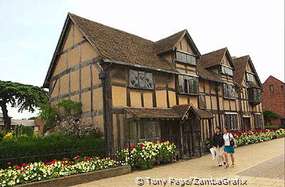 Shakespeare's house in Stratford [Stratford-upon-Avon - England]