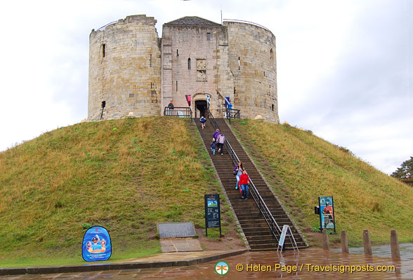 For a panoramic view of York, climb to the top of Clifford's Tower