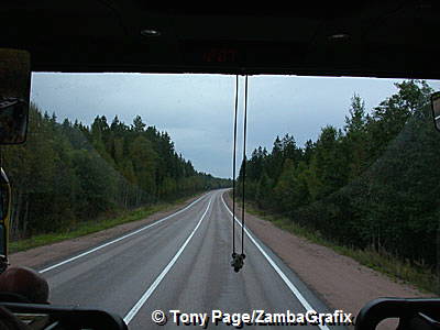 Through the Finnish forests towards Russia