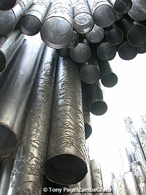 The Sibelius Monument - 30 tons of steel tubes
