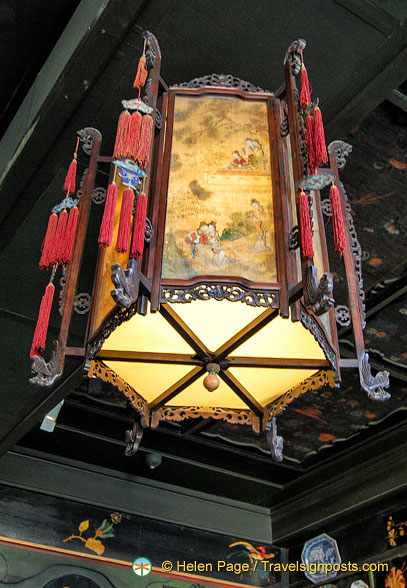 Chinese lantern in the Chinese Drawing Room