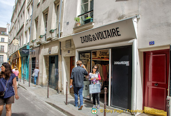 For fashion shopping, the Zadig & Voltaire outlet has nice stuff
