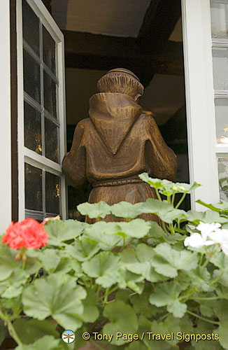 Monk statue, normally associated with breweries